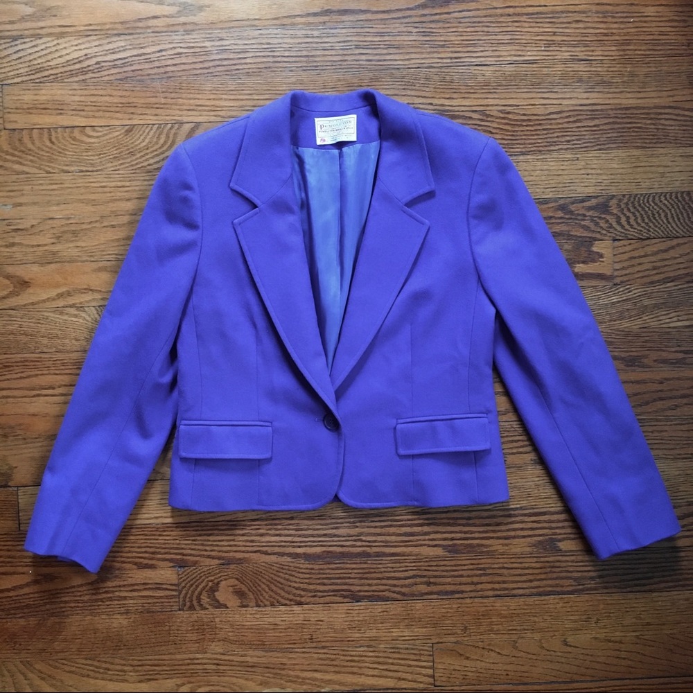 Vintage Pendleton Wool Single Button Blazer - image 3